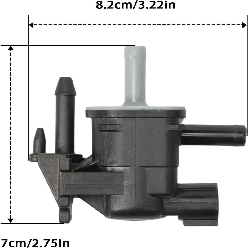 Fraylis 911-490 Vapor Canister Purge Solenoid Valve Compatible with RAV4 2006-2012, Mazda 3 2010-2013, CX-7 2010-2012, MX-5 Miata 2009-2015, Scion tC 2006-2010, 911490 258600V020 - Image 2